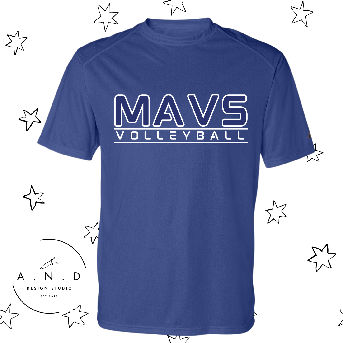 MAVS Volleyball Performance T-Shirt