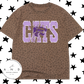 CATS Varsity Distressed Camo/Leopard