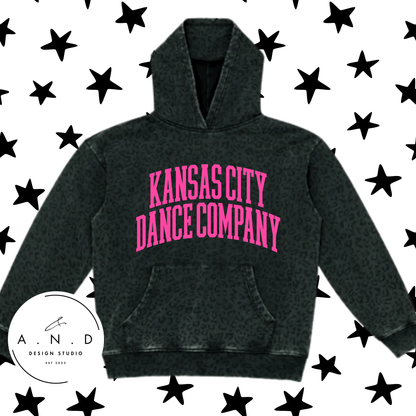 Kansas City Dance Company Black Vintage Leopard