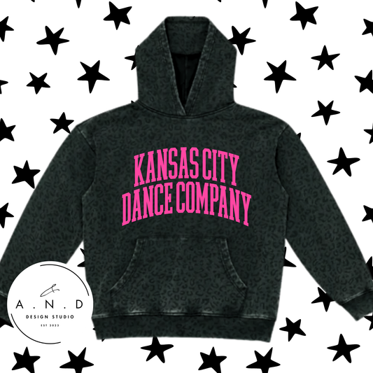 Kansas City Dance Company Black Vintage Leopard