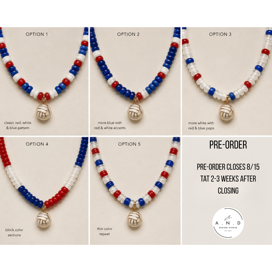 Freedom Volleyball Necklace Pre-Order