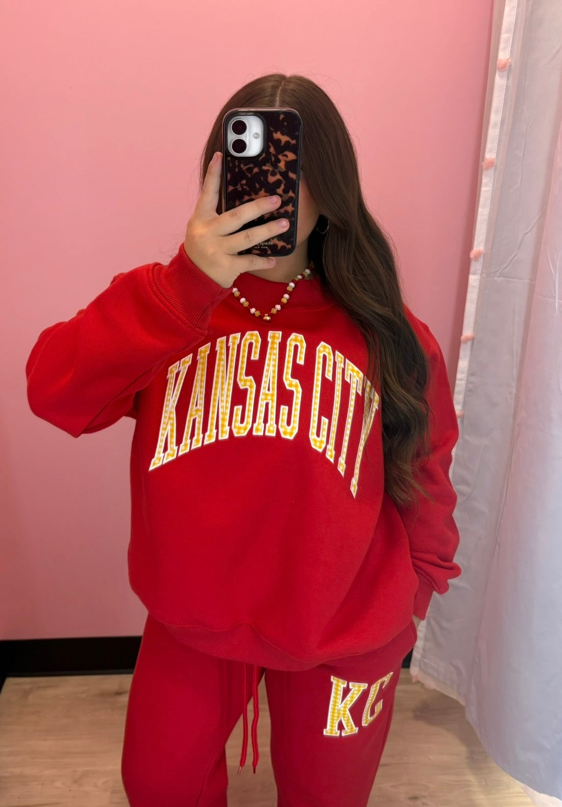 Kansas City Applique Sweat Set