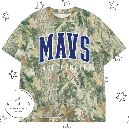 MAVS Volleyball Club Vintage Camo