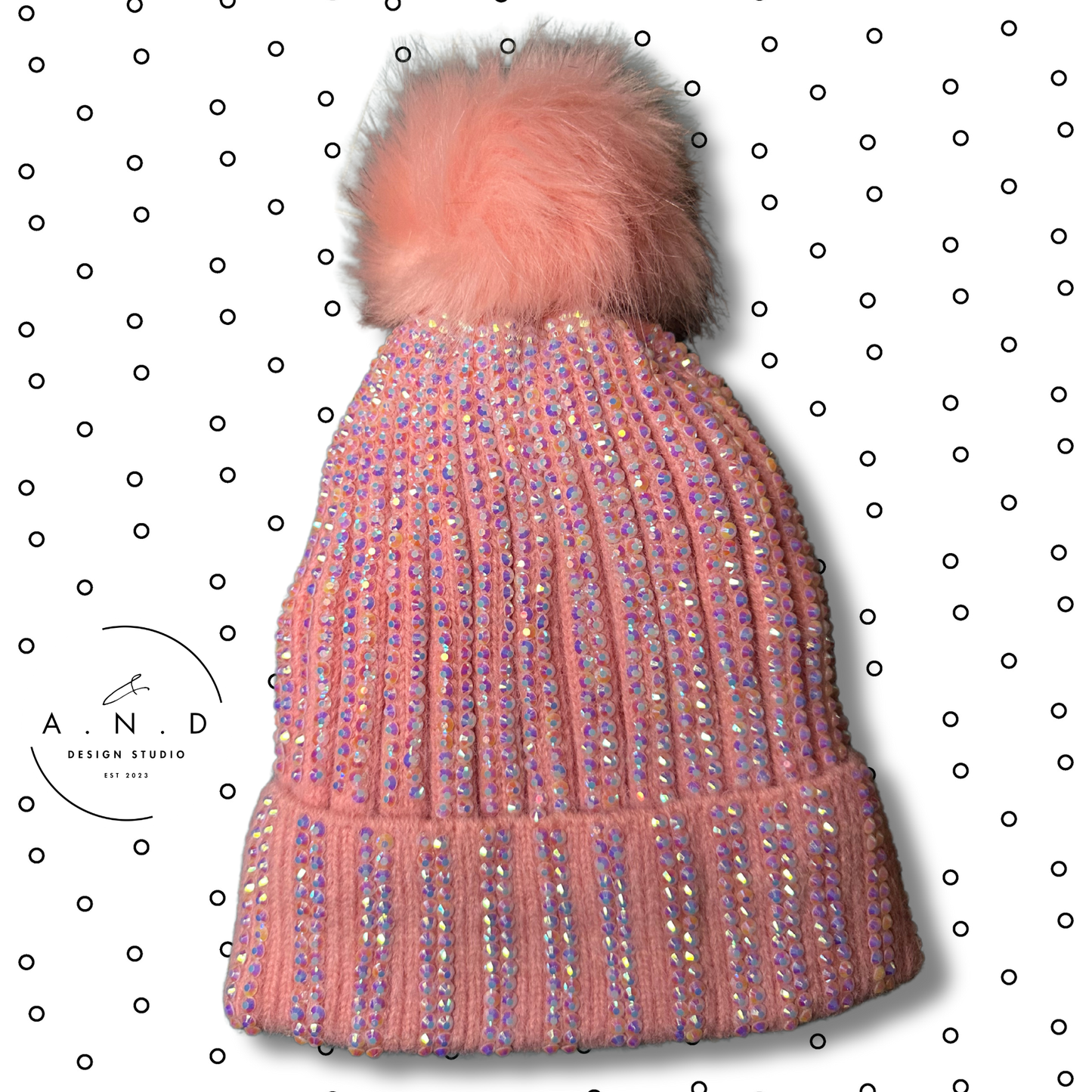 Rhinestone Beanie