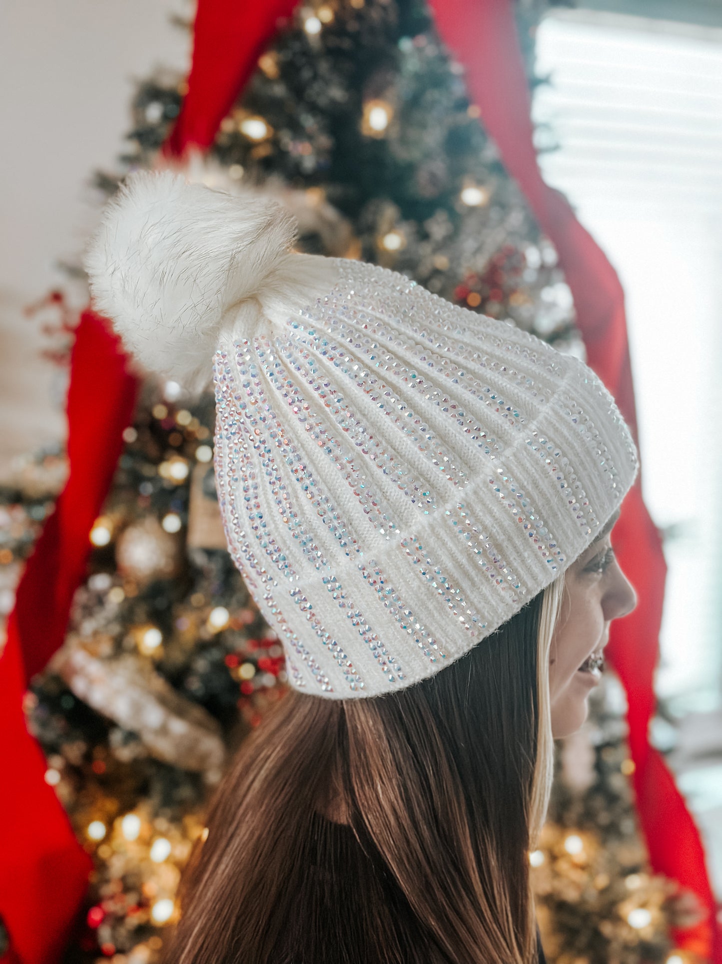 Rhinestone Beanie