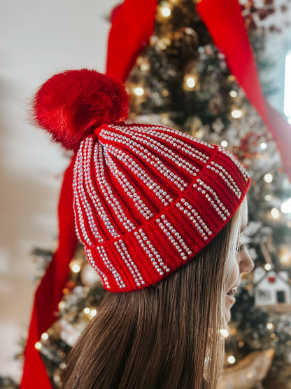 Rhinestone Beanie