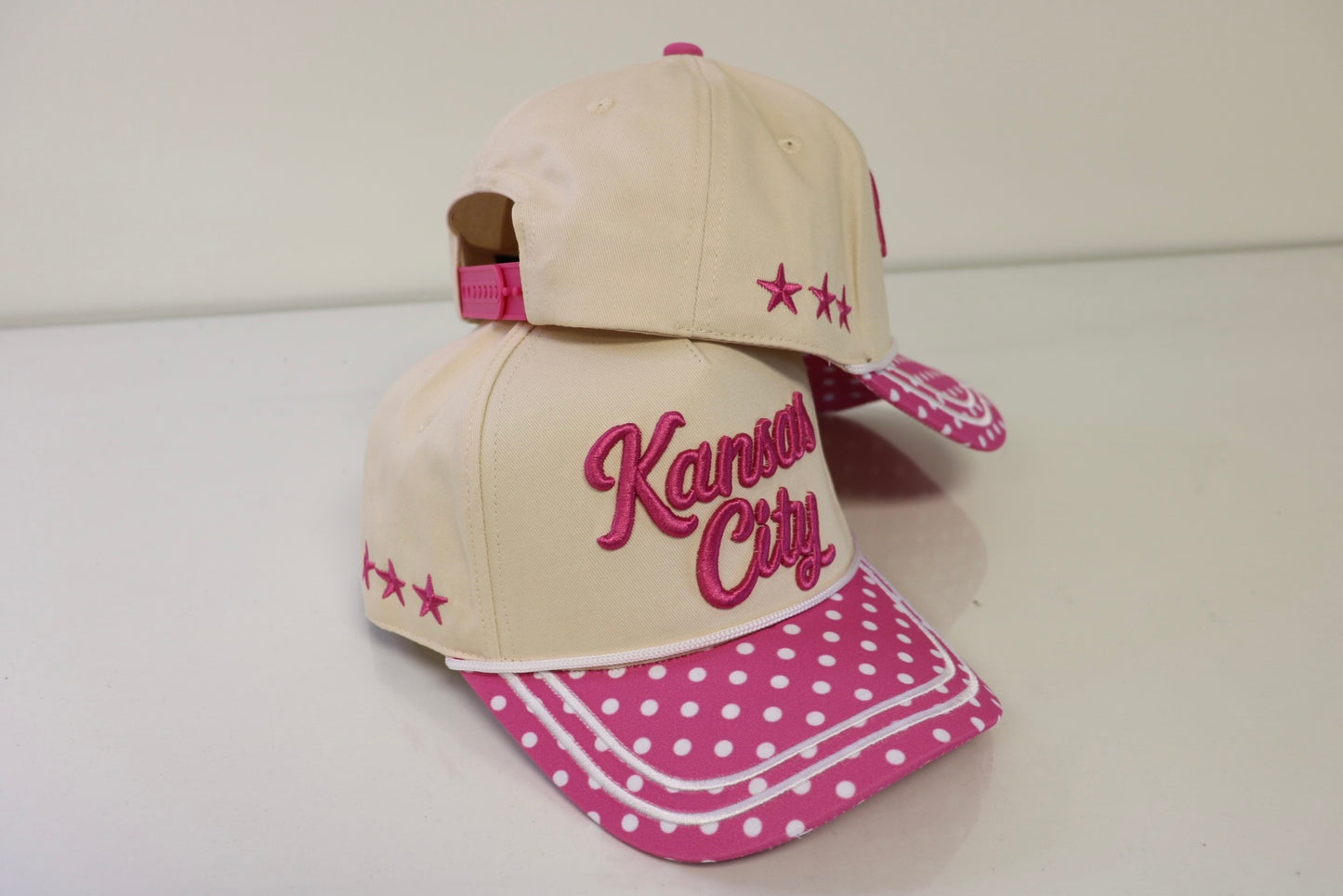 Pink Kansas City Canvas Hat