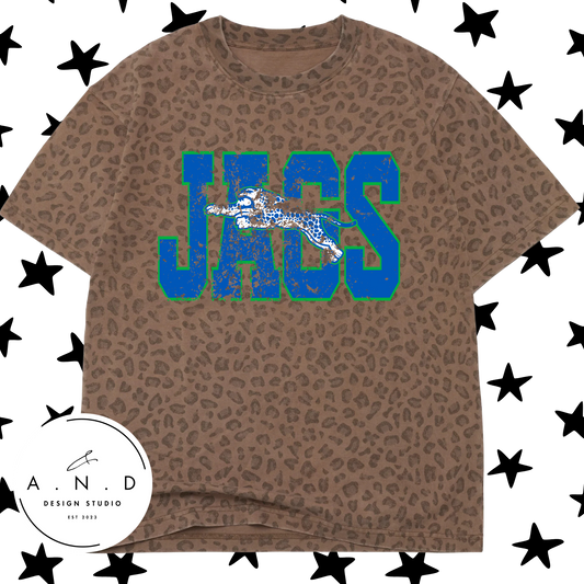 JAGS Varsity Distressed Camo/Leopard