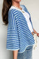 Blue Stripe Cardigan
