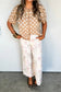 Khaki Polka Dot Cardigan