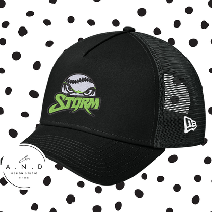 Storm Baseball Embroidery Trucker Hat