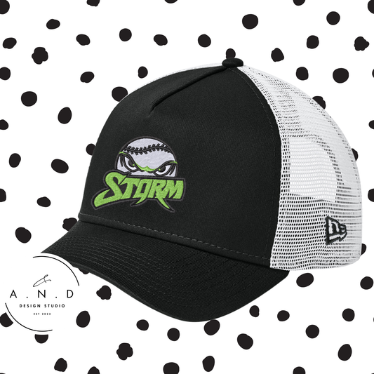 Storm Baseball Embroidery Trucker Hat
