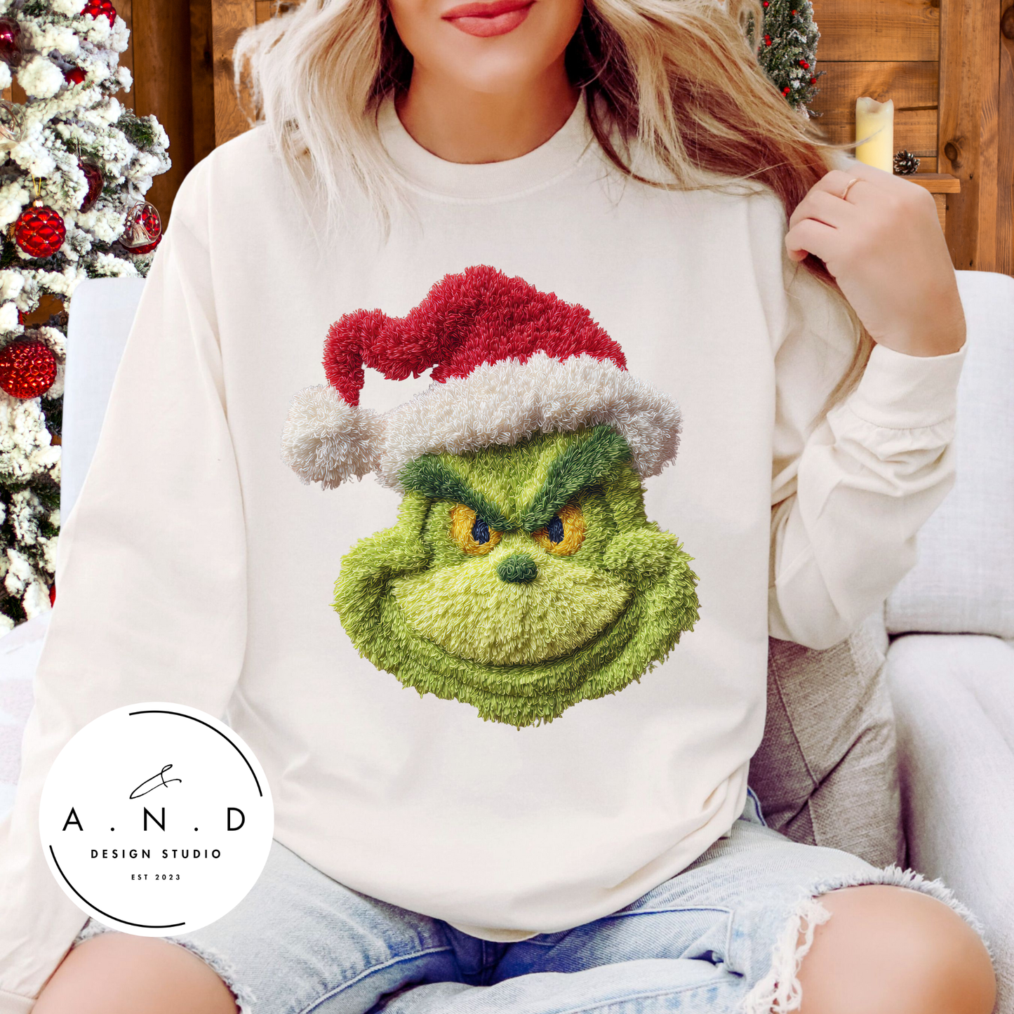 Green guy - faux yarn