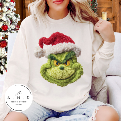 Green guy - faux yarn