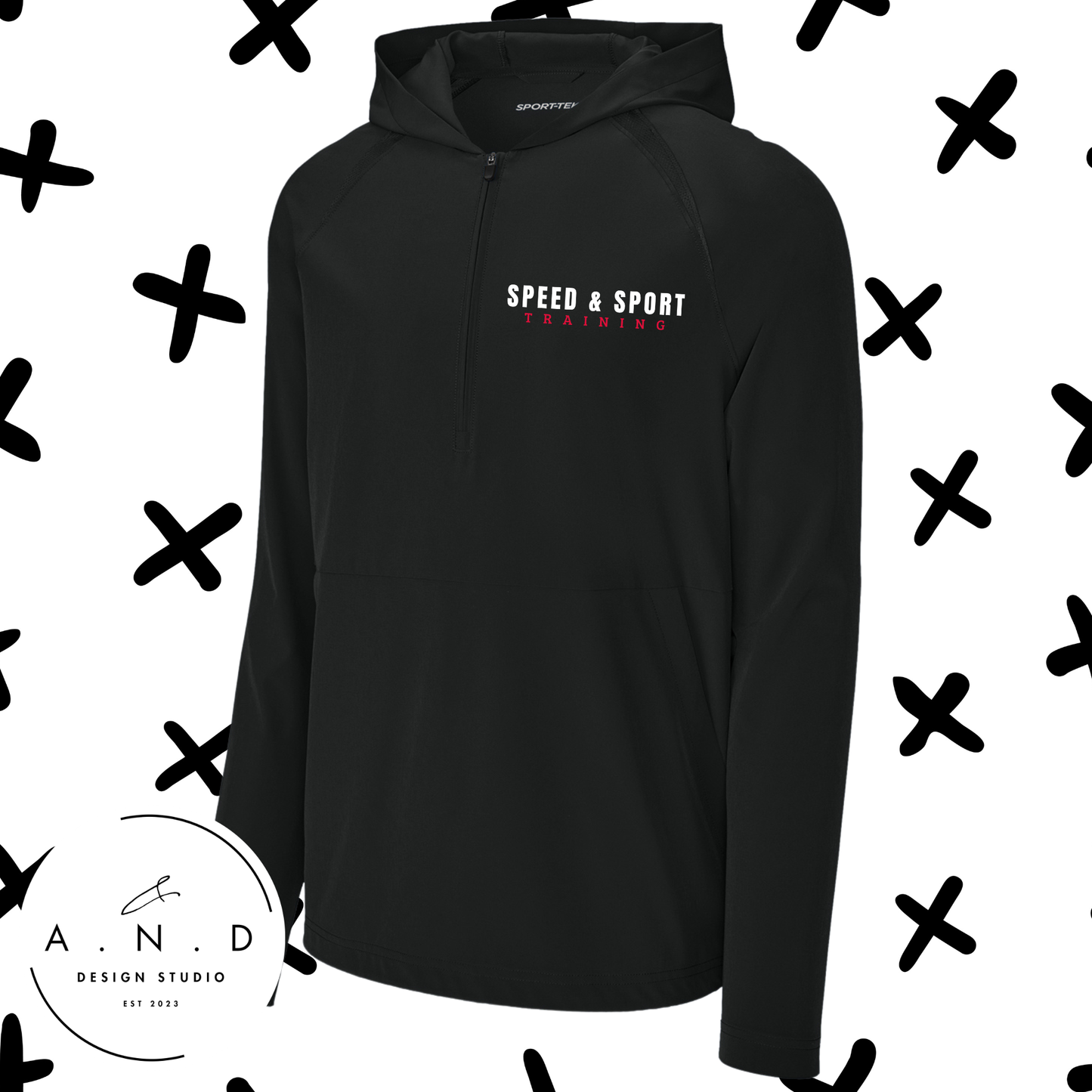 Speed & Sport- 1/2 Zip Long Sleeve Jacket