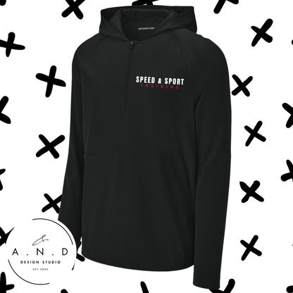 Speed & Sport- 1/2 Zip Long Sleeve Jacket