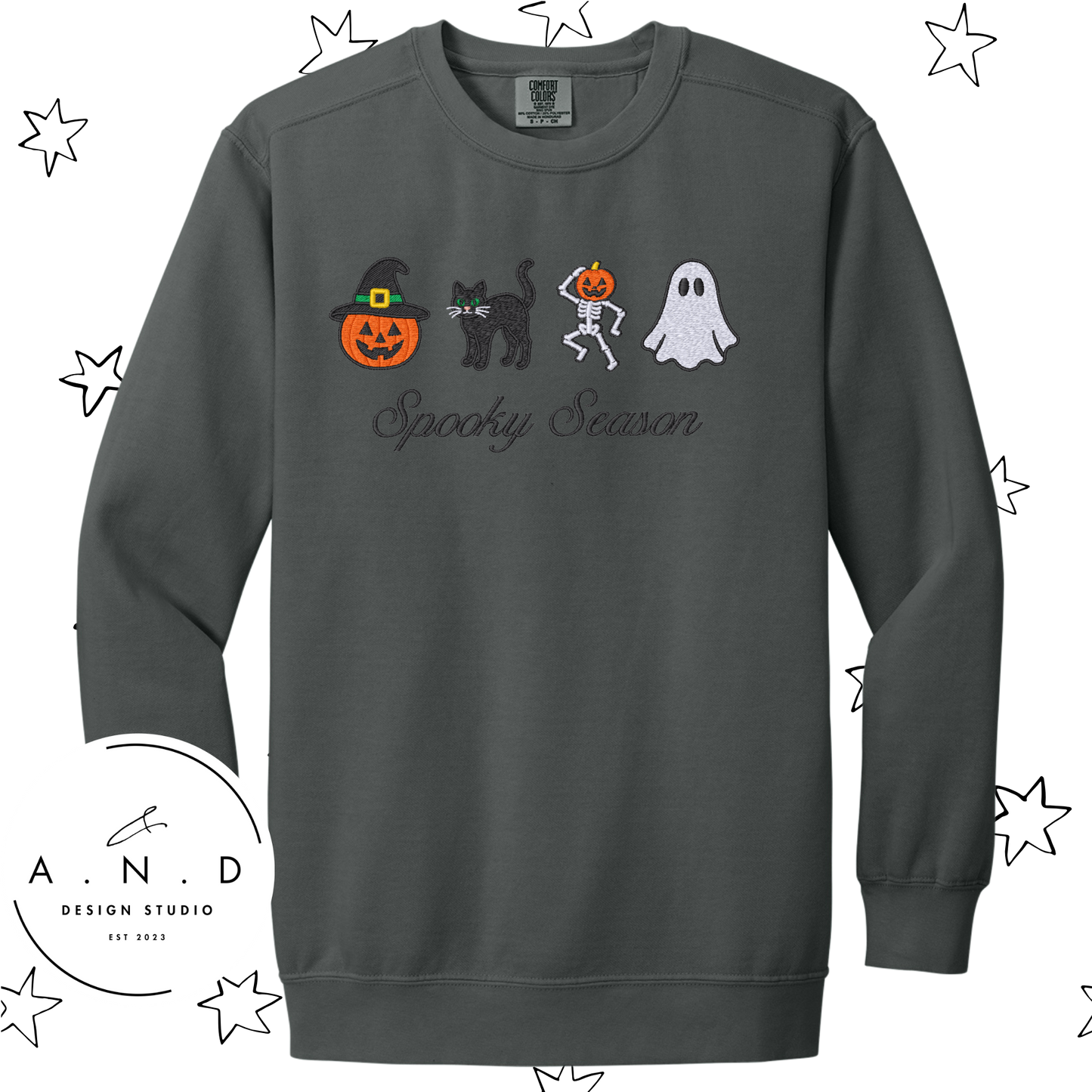 Halloween Icon Embroidery